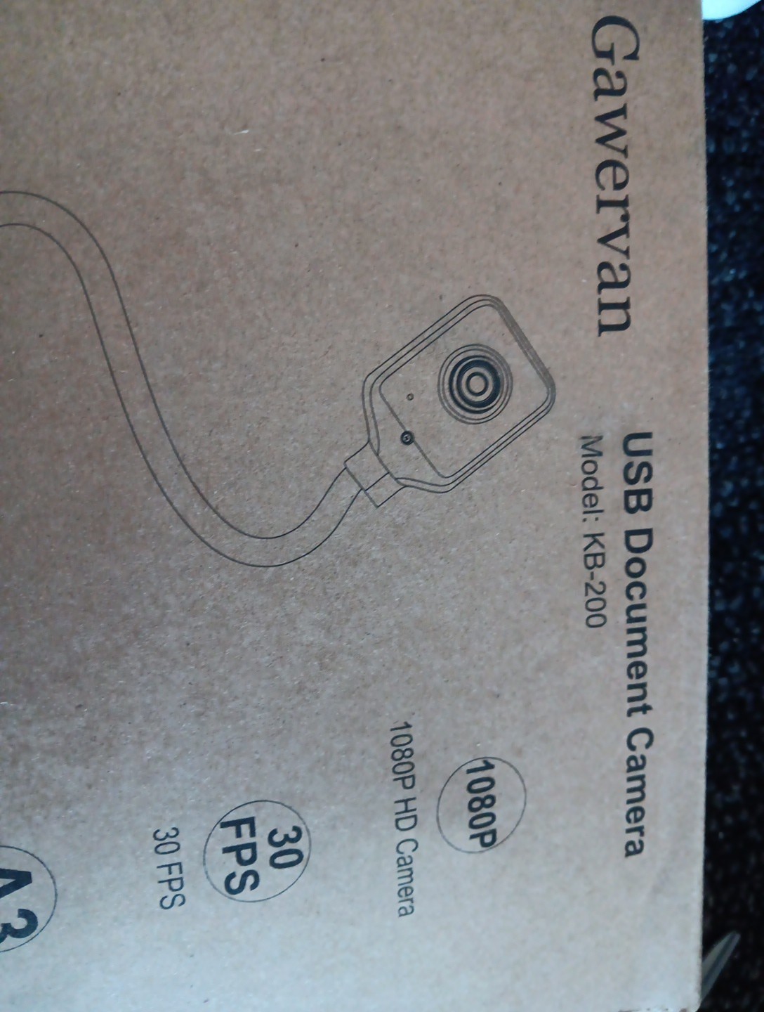 Document Camera for Teachers and Classroom, USB Webcam/Doc Camera 1080P 30FPS