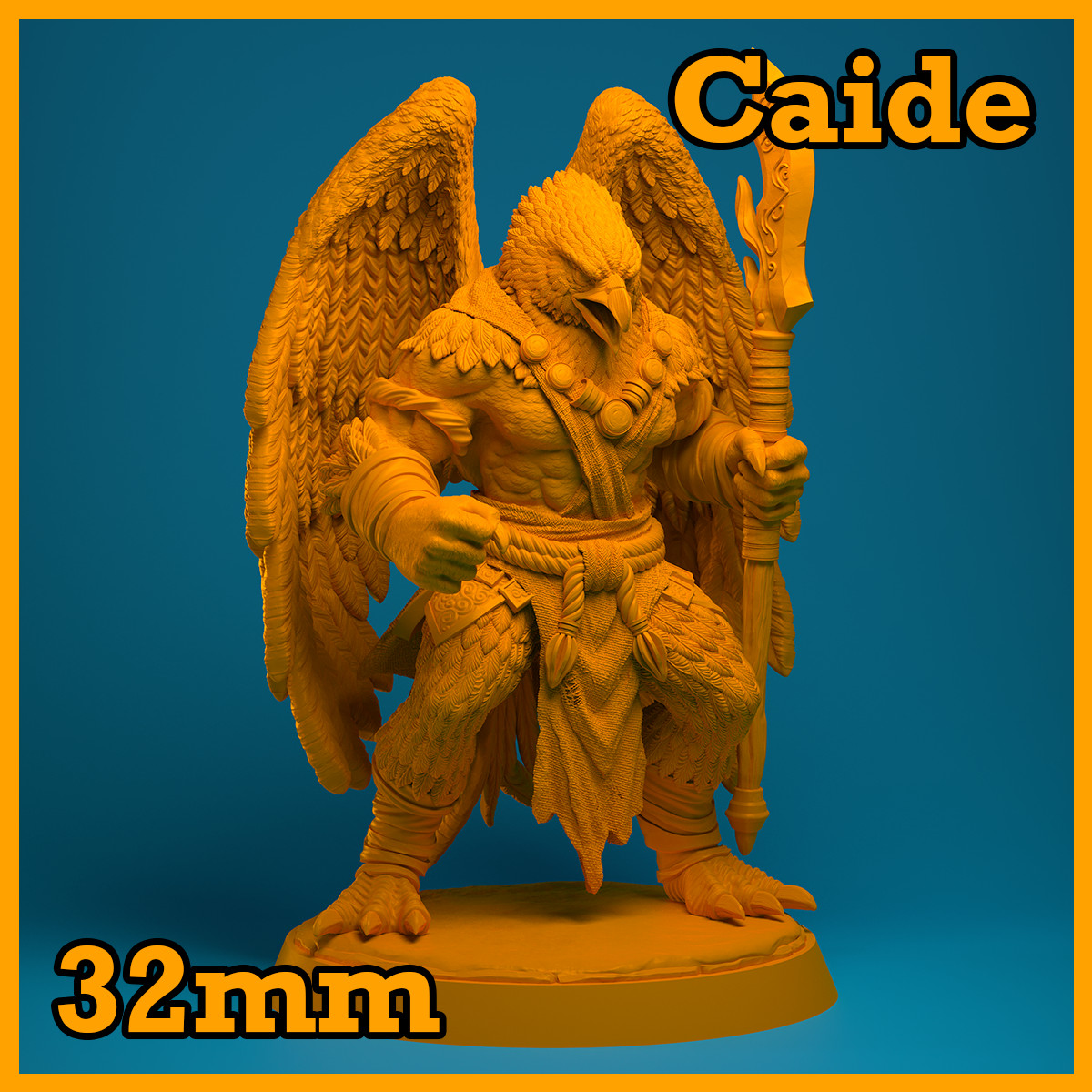 Dungeons & Dragons Playable Character Aarakocra - Barbarian, Fighter, Warrior