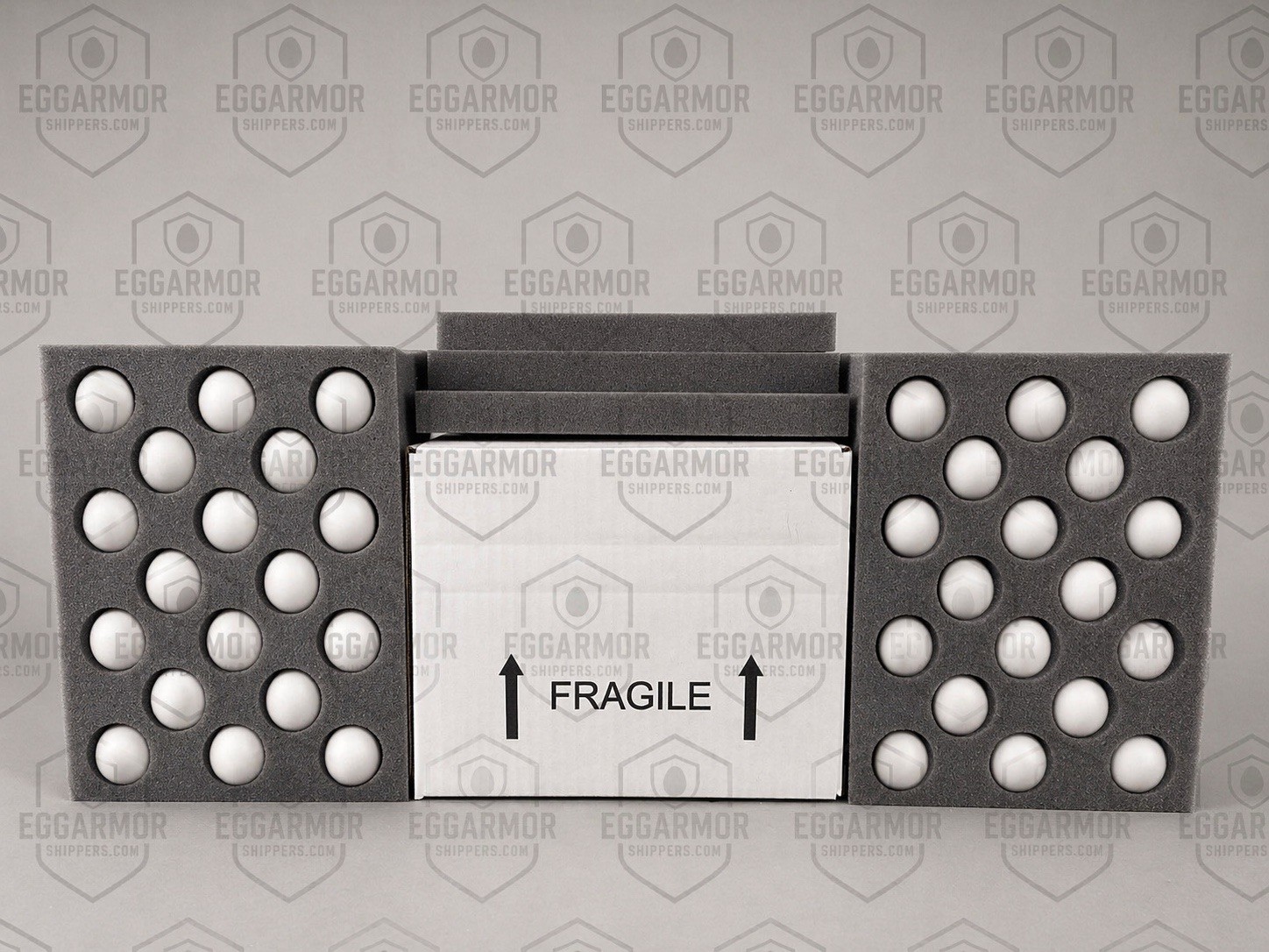 Chicken Foam Egg Shipper Double Kit 36 Holes@1.5”/5 Boxed Sets EggArmorShippers