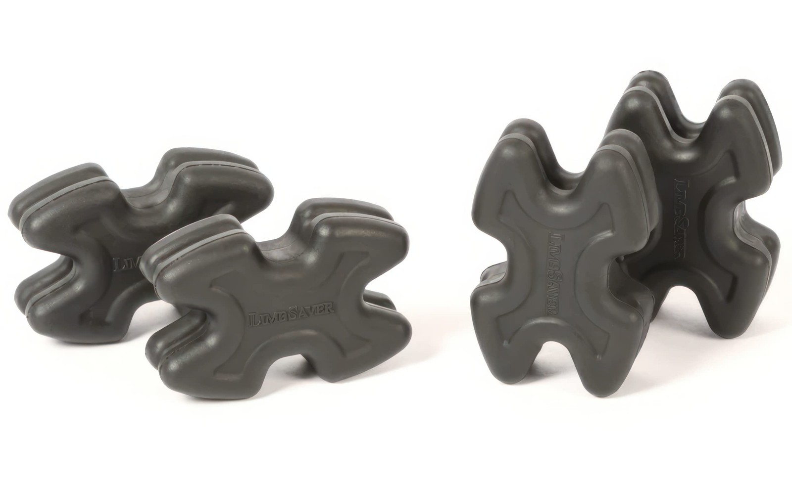 LimbSaver 4720 TwistLox Dampener Split Limb Bow Black NAVCOM 4 Pack