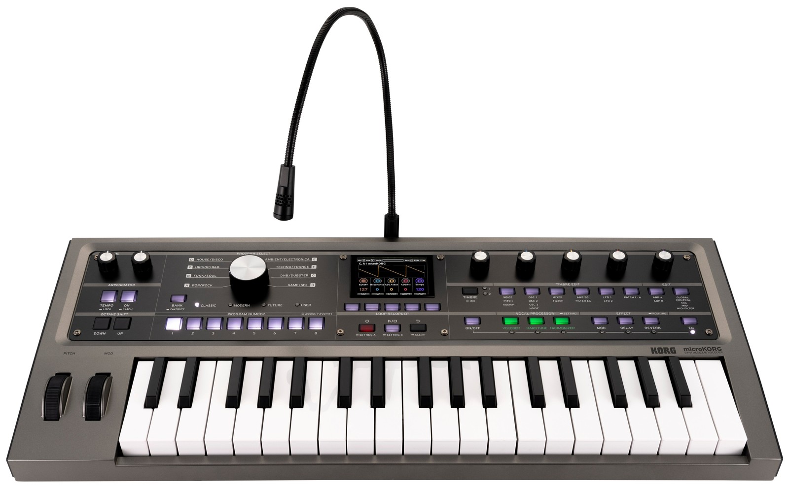 Korg MicroKorg 2 Synthesizer w/ Vocoder & Looper