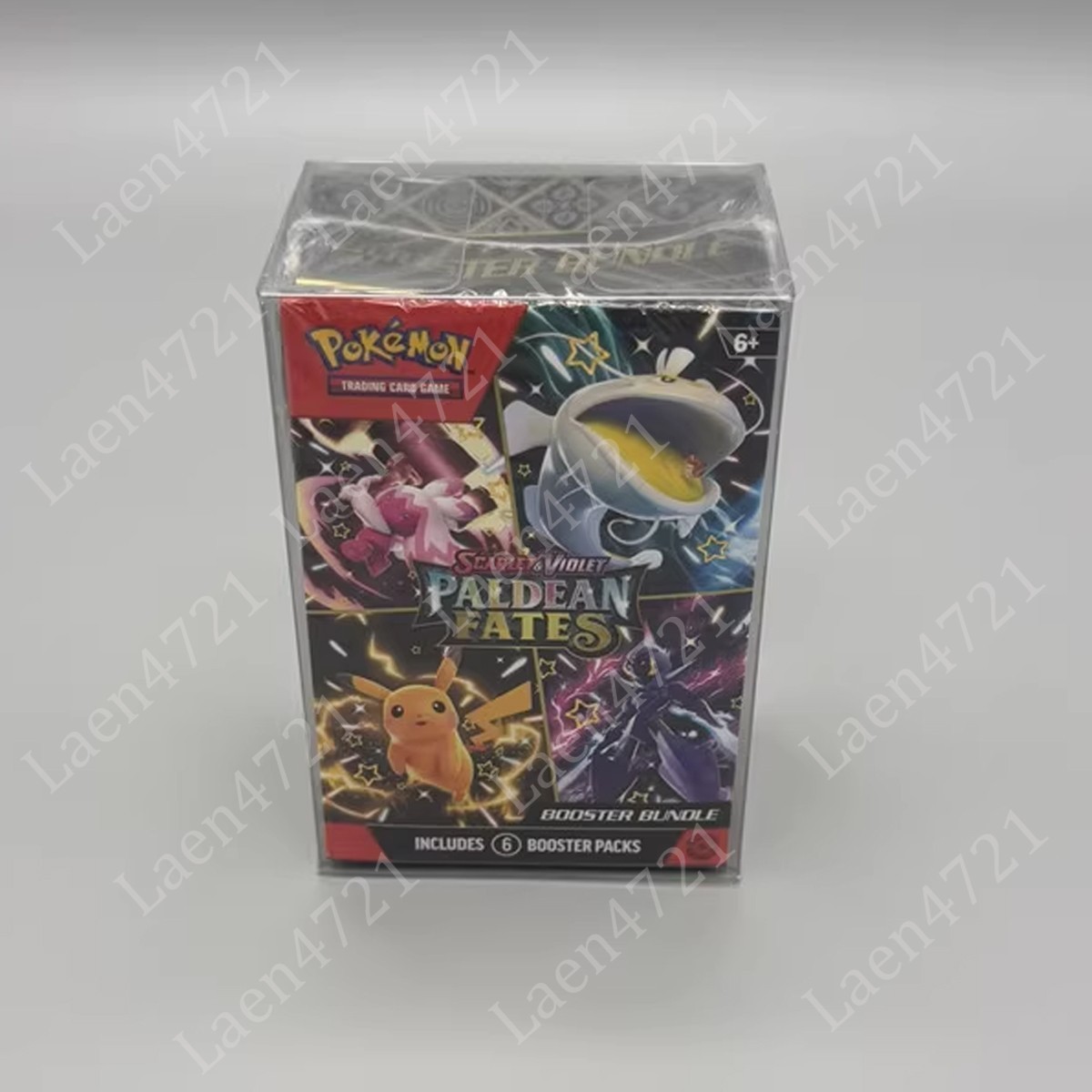 25PC Pokemon Protective Clear Case Protectors for Booster Bundle & Battle Box