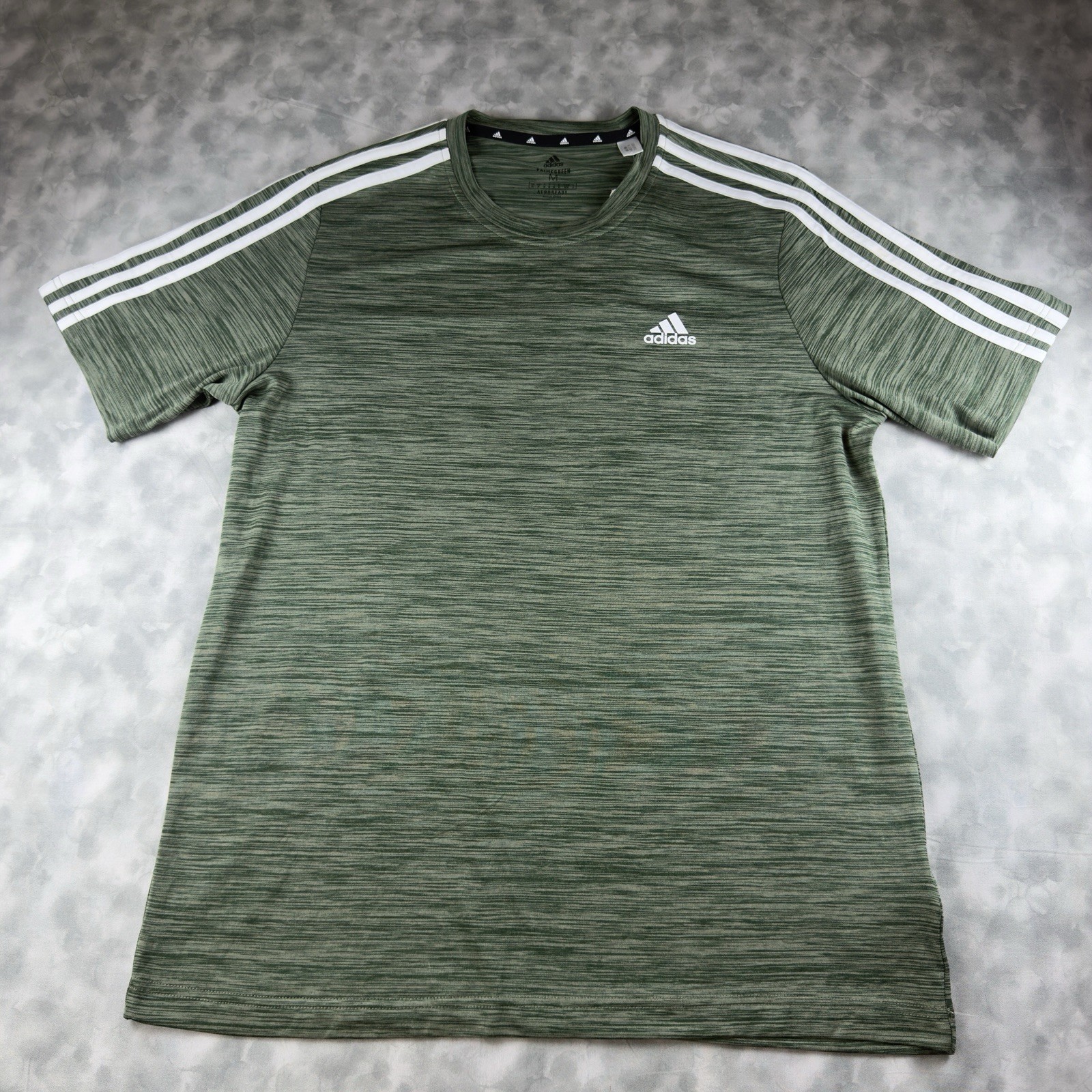 NEW Adidas Primegreen Shirt Men’s M Green AEROREADY Short Sleeve Top HS2774
