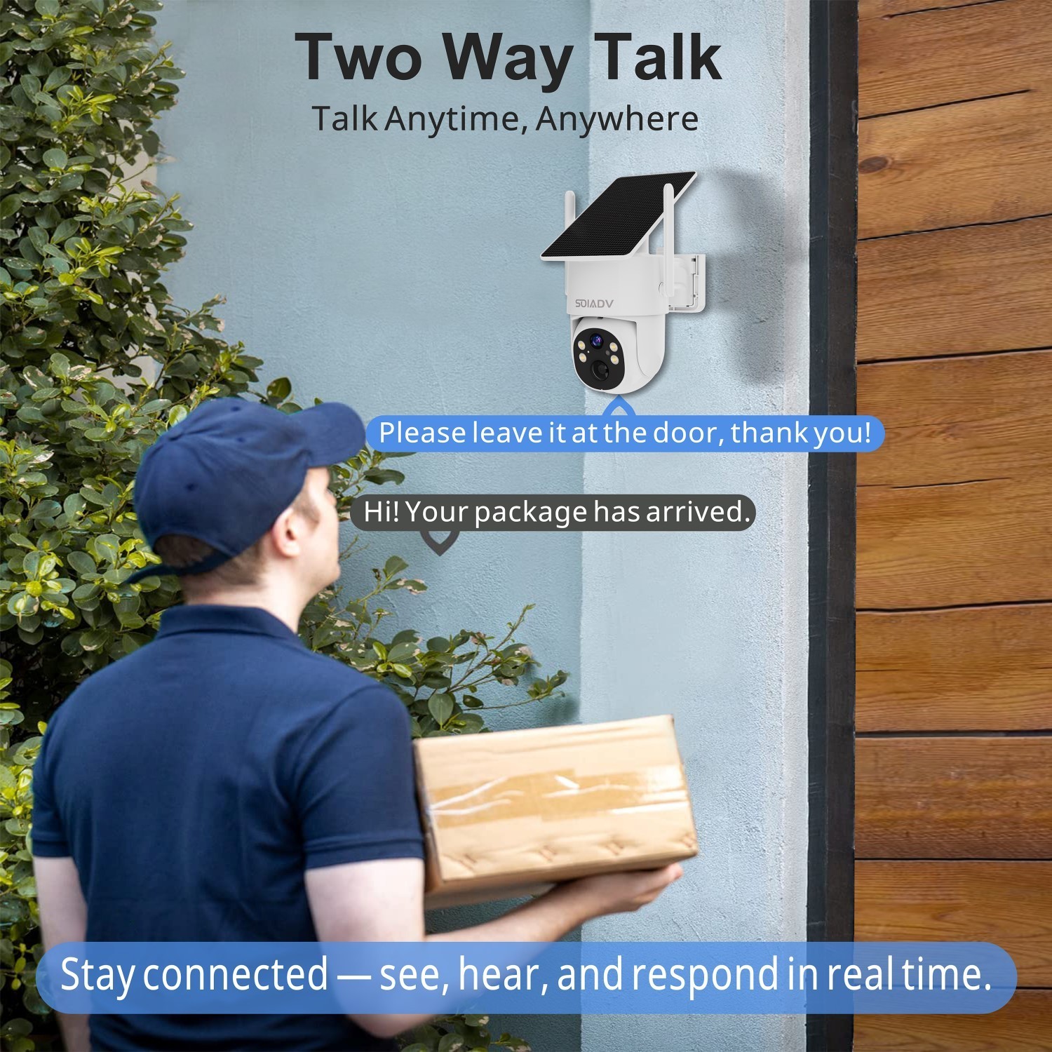 Solar Battery Powered Camera WiFi6 Wireless Security System PTZ Outdoor 4PACK