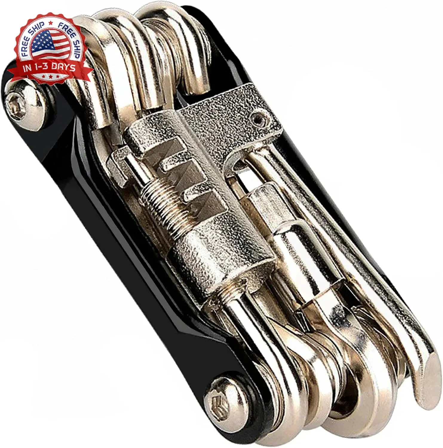 Bike Chain Tool, Ultimate Bike Multitool Kit - Lightweight Stainless S