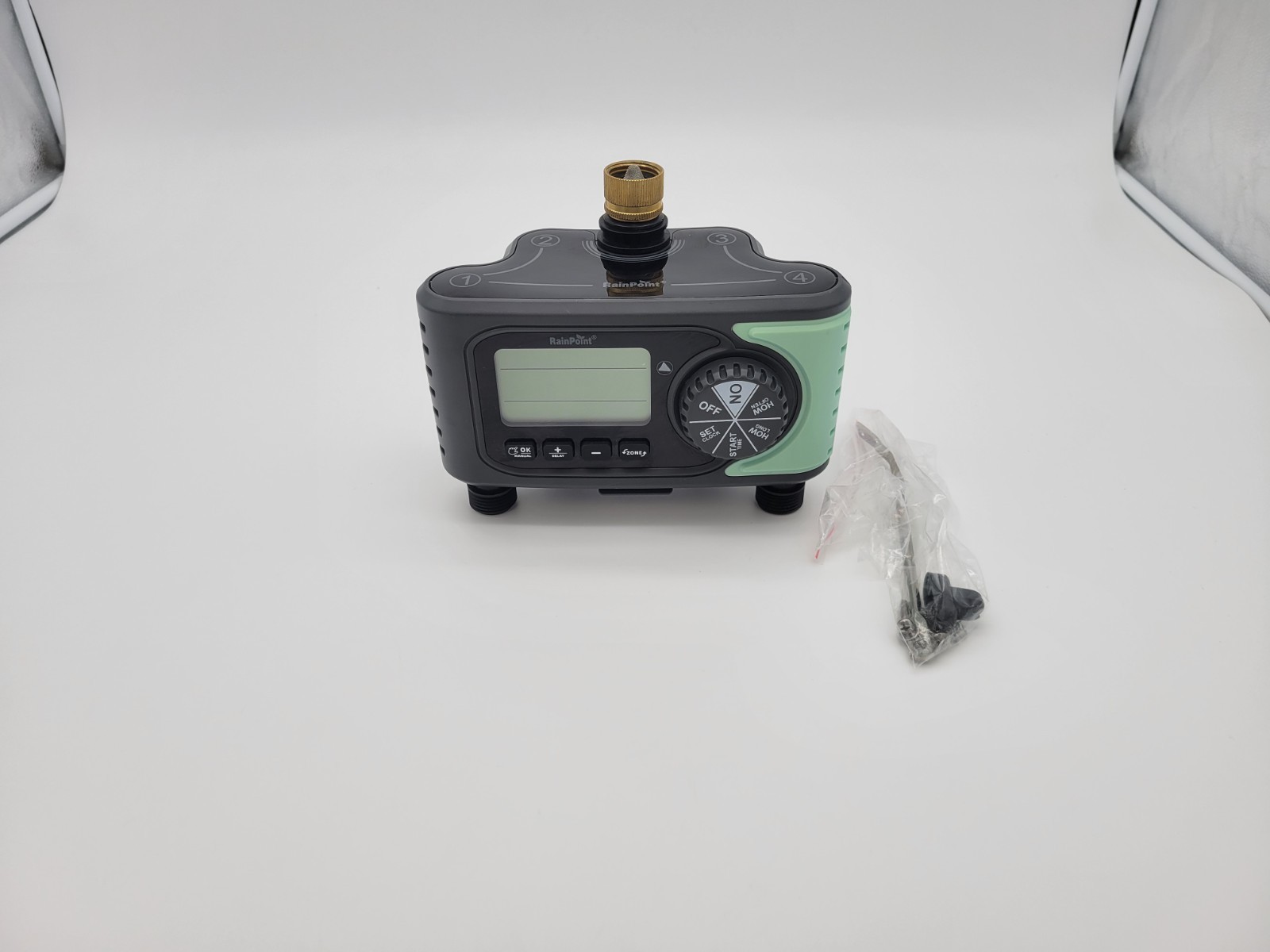 RAINPOINT Sprinkler Timer 4 Zone, Water Timer for Programmable