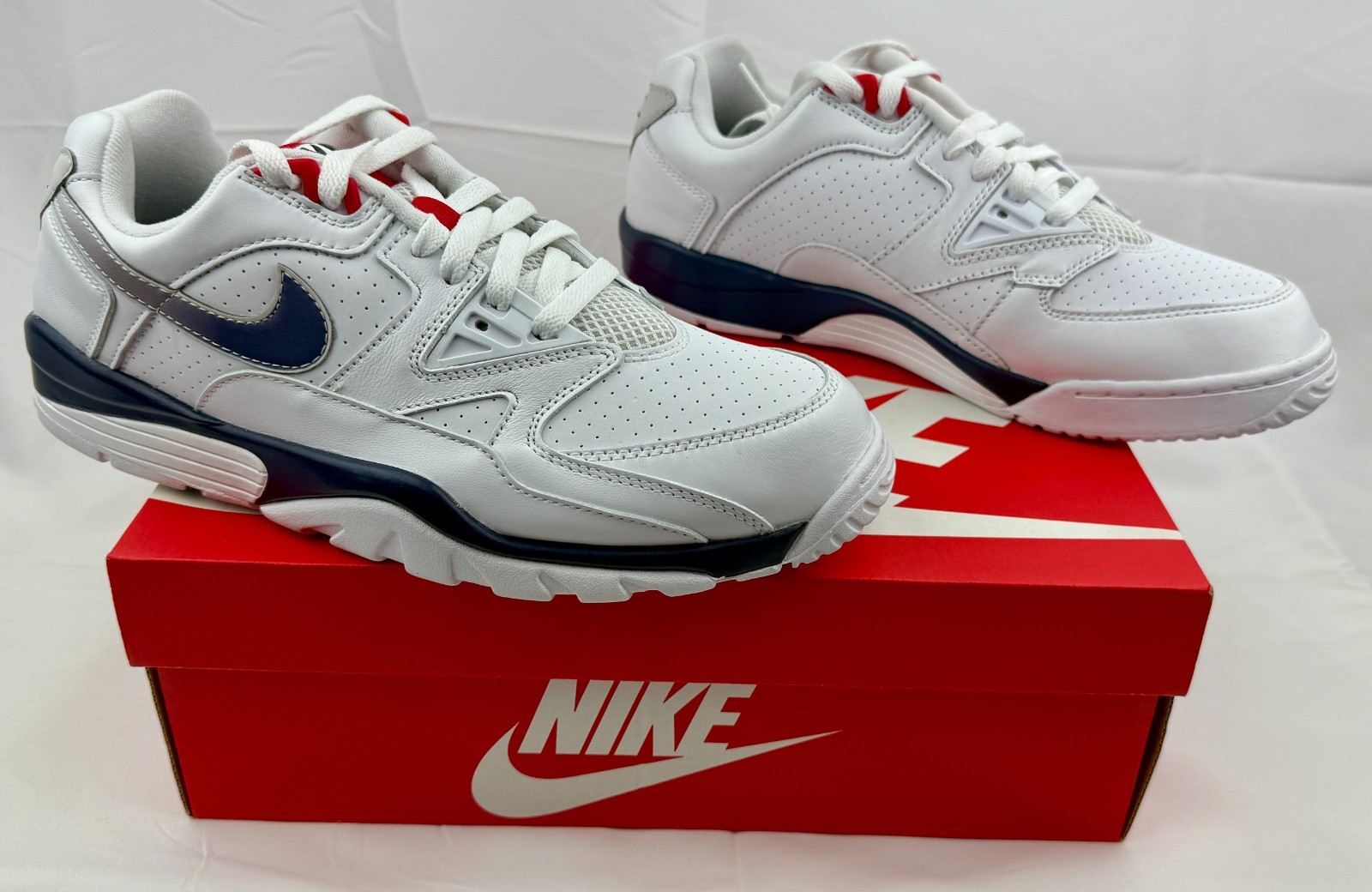 Nike Air Cross Trainer 3 Low USA White Navy Red Sneakers CN0924-100 Mens Sz NIB