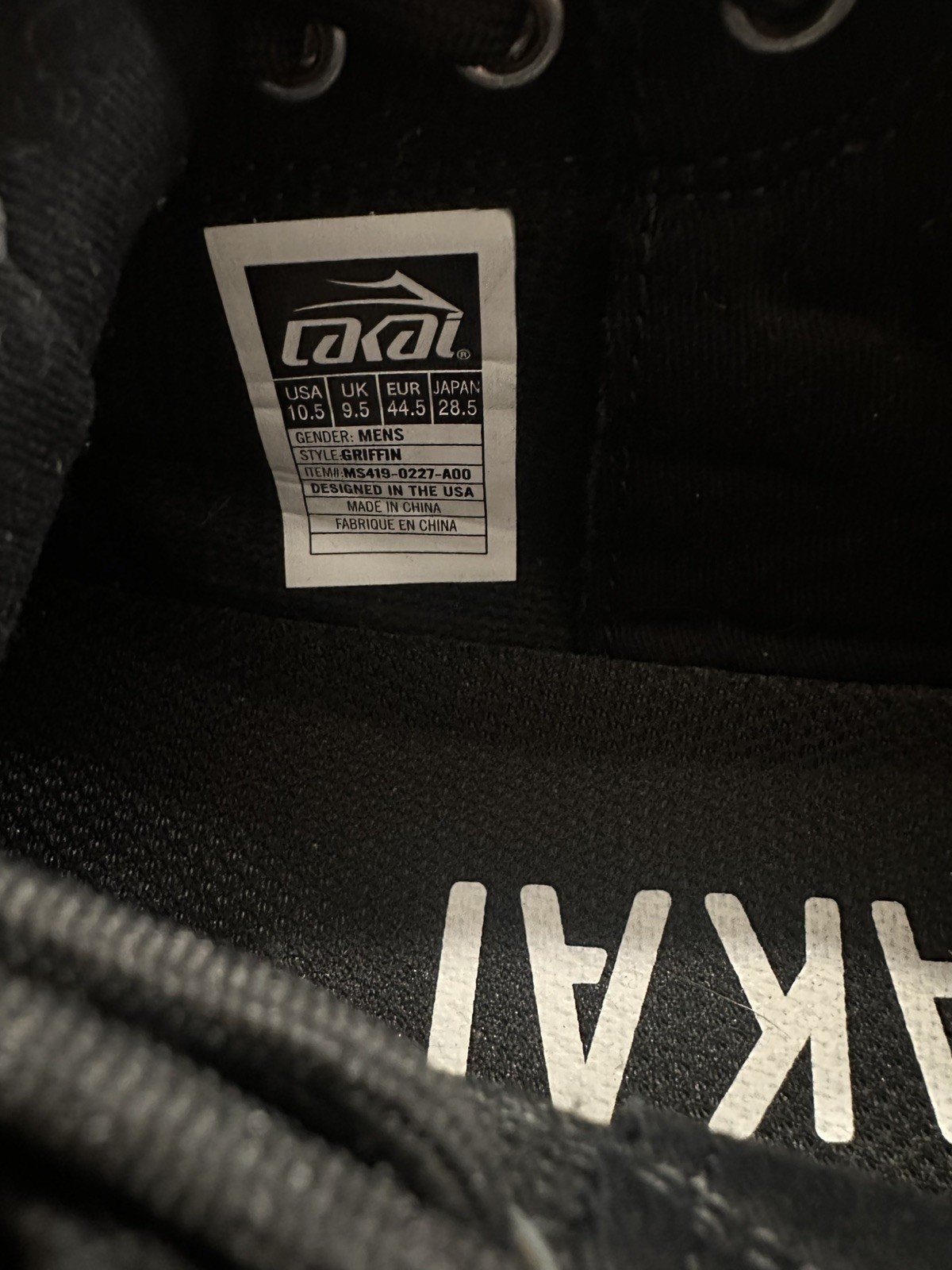 lakai shoes 10.5