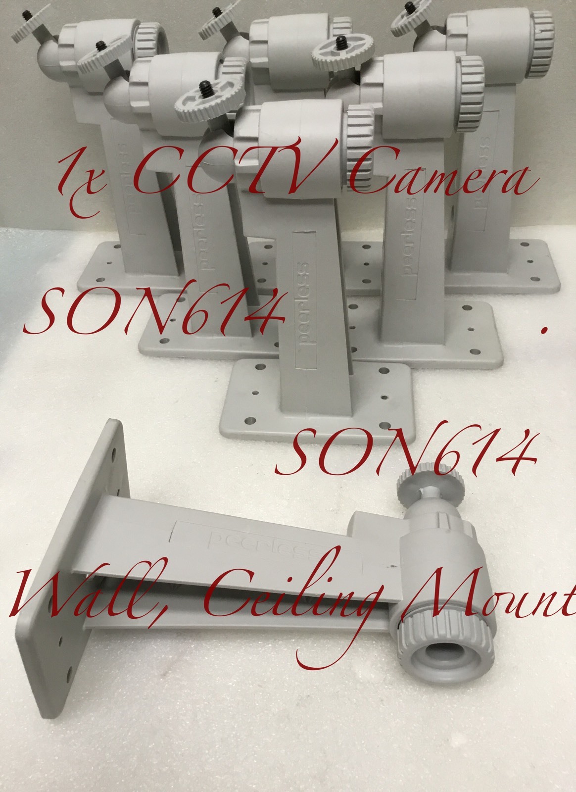 CCTV Wall & Ceiling Mounting Arm Bracket 7" Extension For Security Camera