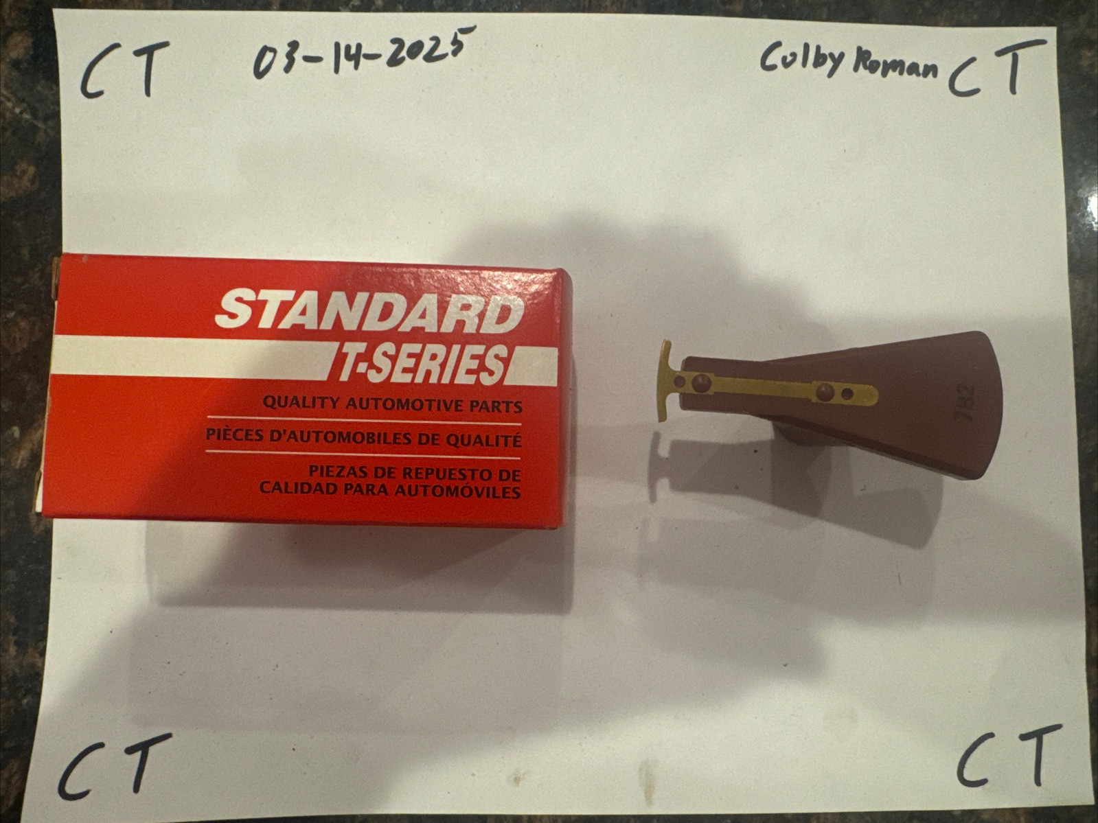 Distributor Rotor Standard JR92T