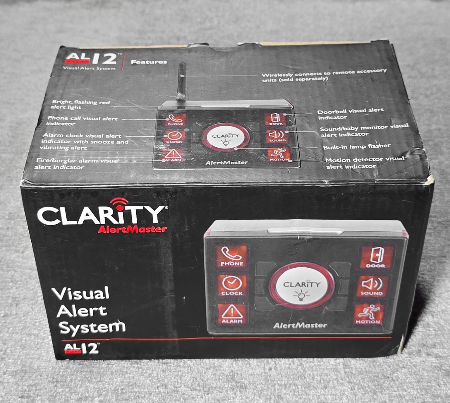 Clarity AlertMaster Visual Alert System AL10 & AL12 Bed Shaker & Doorbell