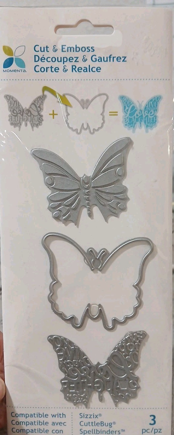 Moments Die 3 pc butterfly set