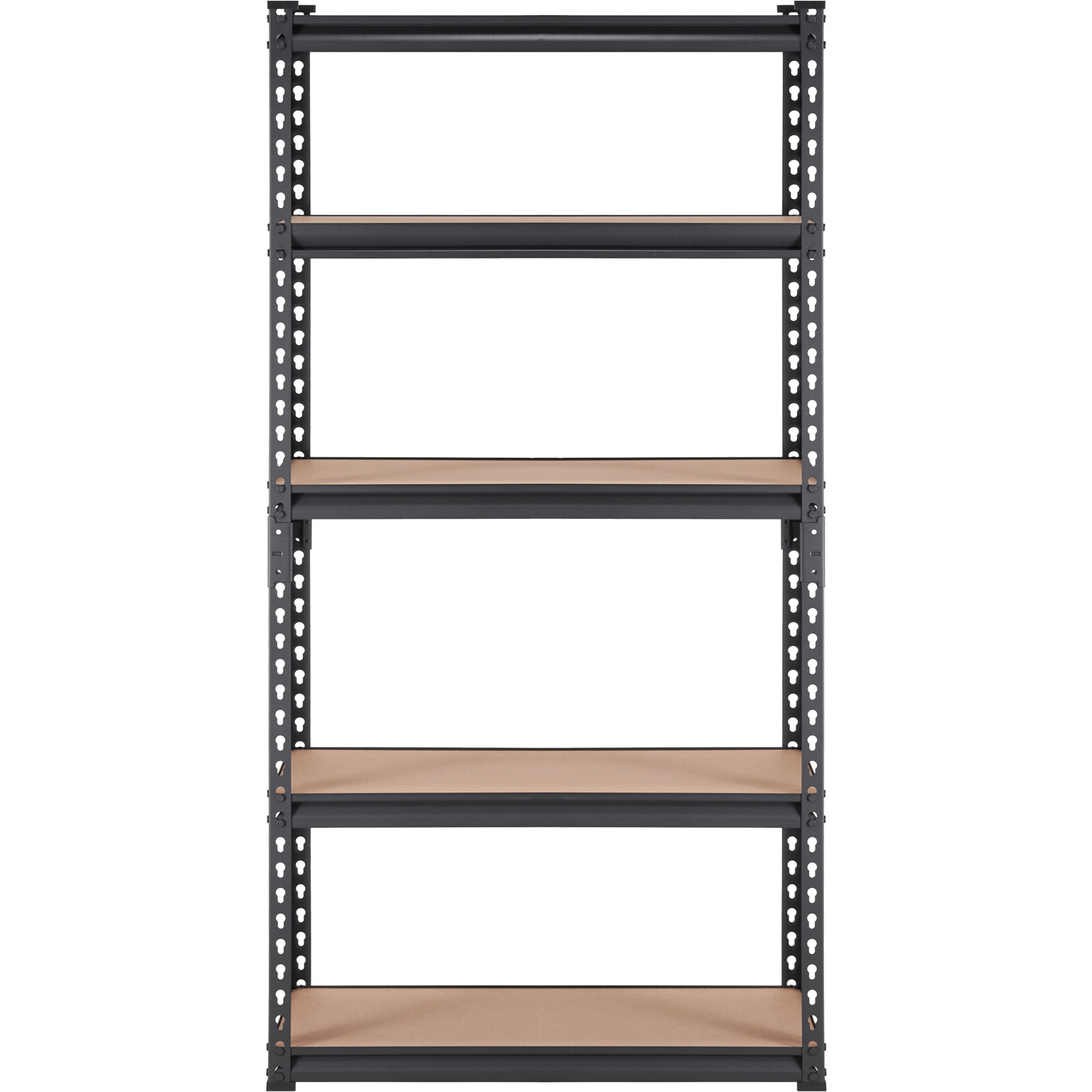 VEVOR 12"D x 30"W x 60"H 5 Shelf Steel Shelving Rack Garage Storage 2000lbs Load