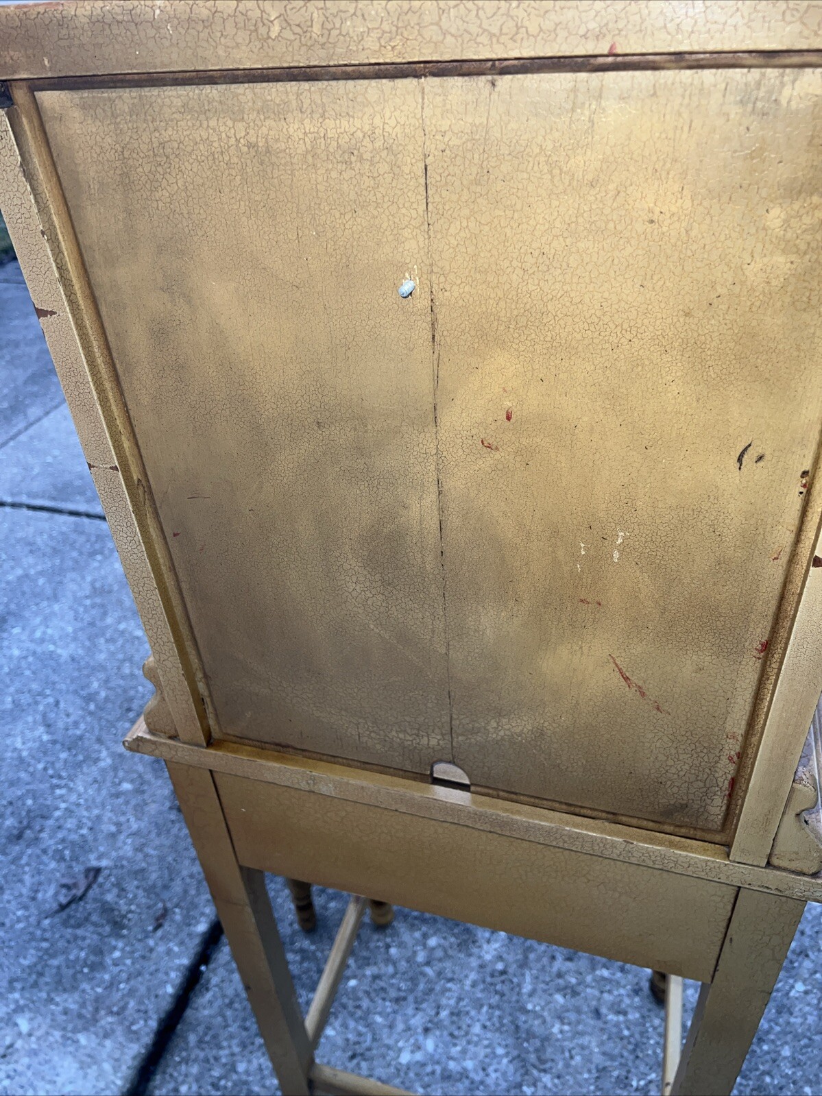 Antique Gossip Bench Telephone/Puppet/Homework Or Entryway Stand UNIQUE!