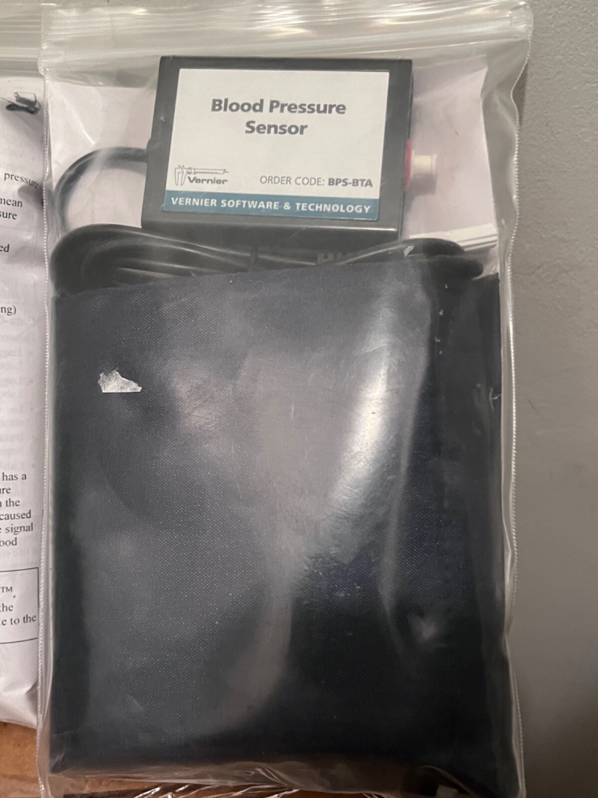 Pre-Owned Vernier BPSBTA Vernier Blood Pressure Sensor BPS-BTA  Excellent Cond.