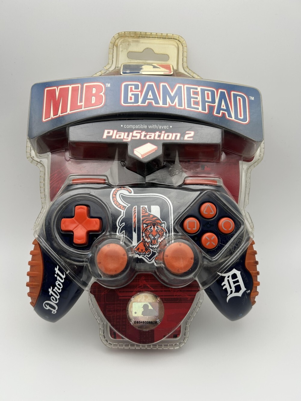 Vintage Detroit Tigers PS2 MLB Mad Catz Control Pad Pro Controller