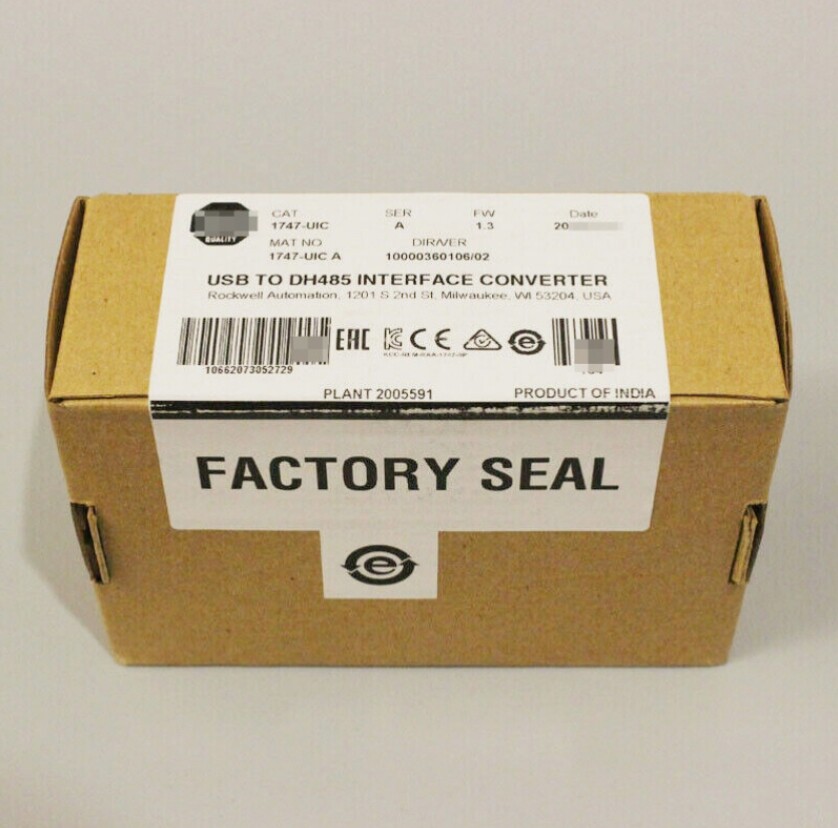 New Factory Sealed 1747-UIC AB USB to DH485 Port Interface Converter