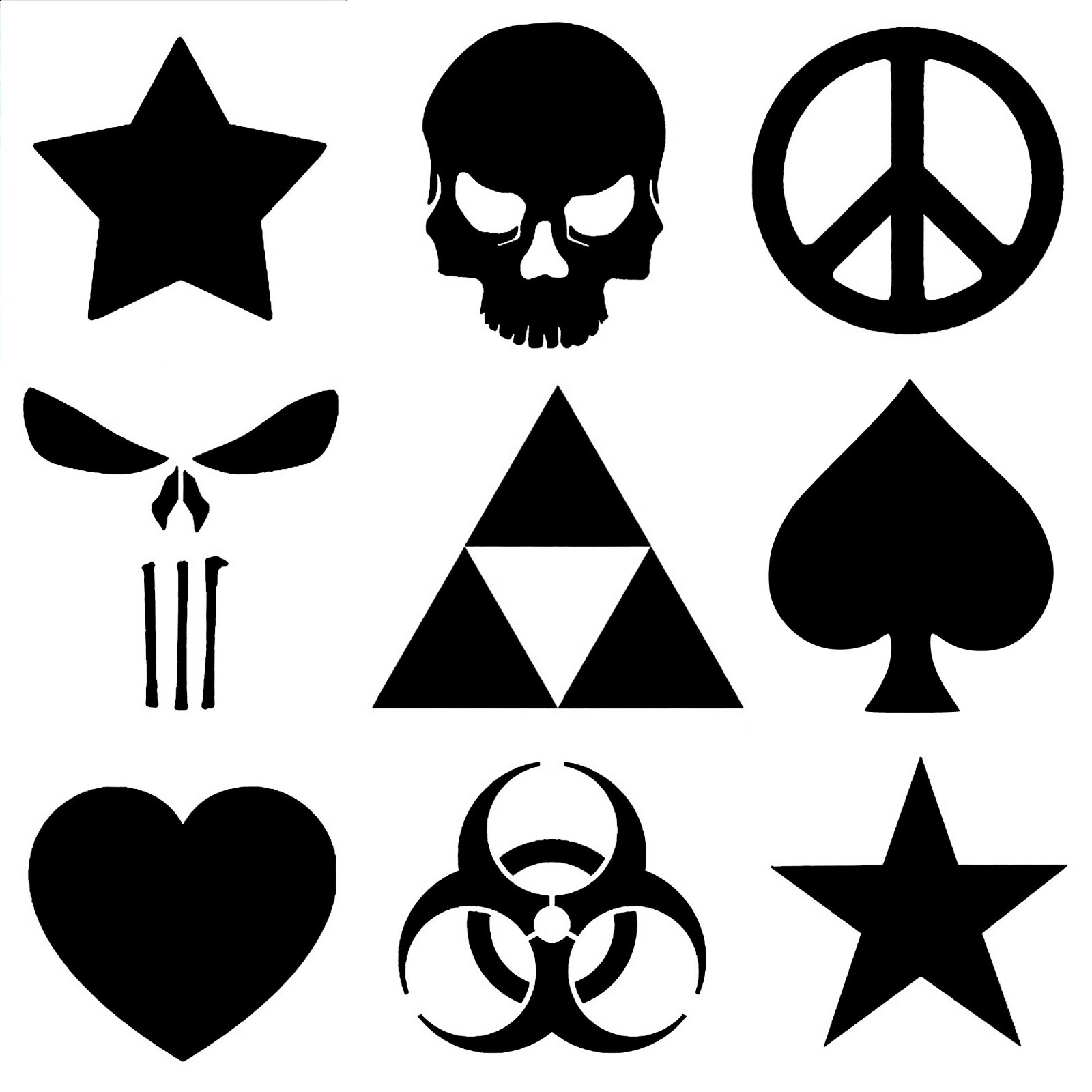Matte Black Sticker Decal Buy 1 Get 1 Free - Choose Request Shape