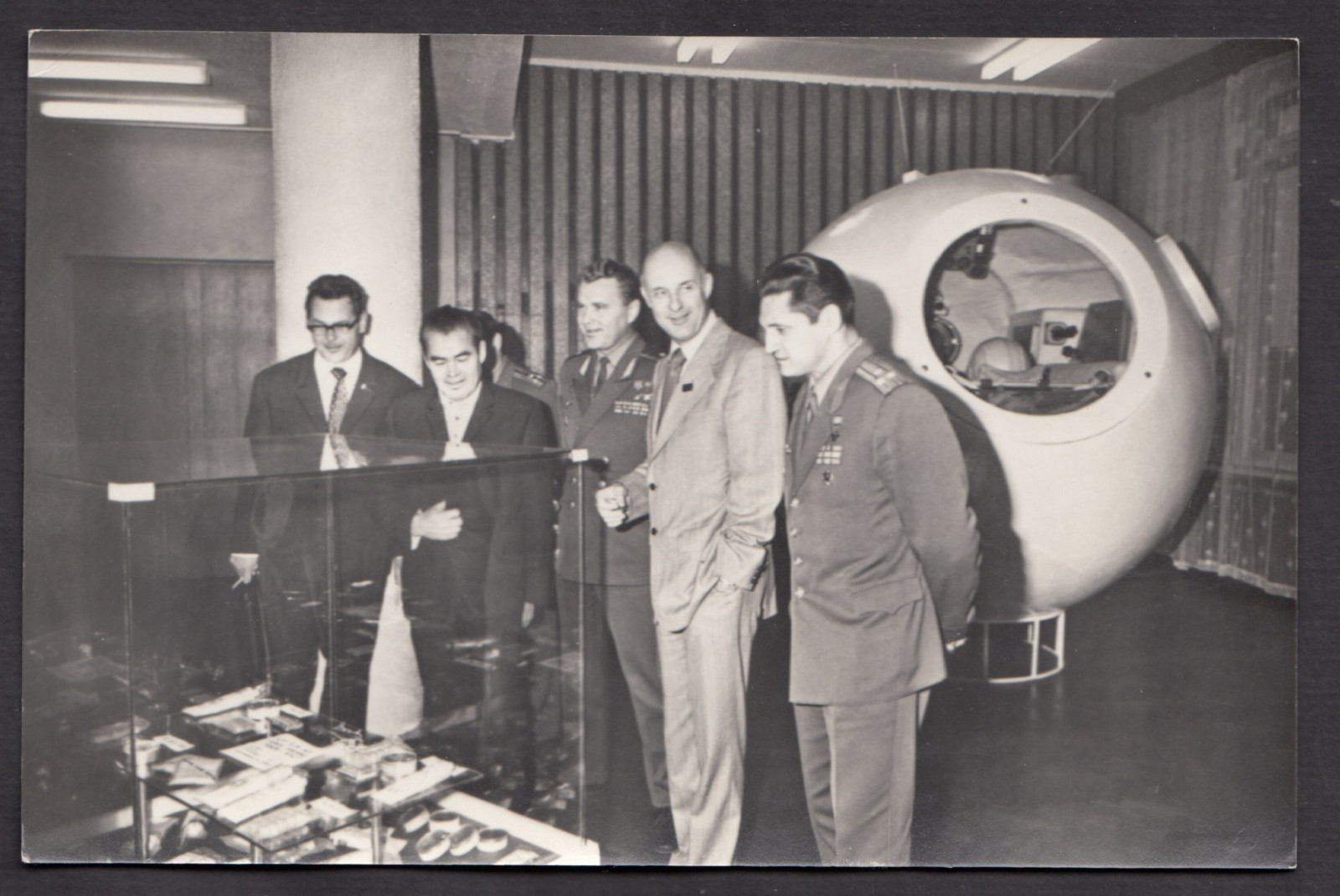 1974 Space Cosmonauts Shatalov Nikolaev Stafford Zvezdnyi gorodok photo postcard