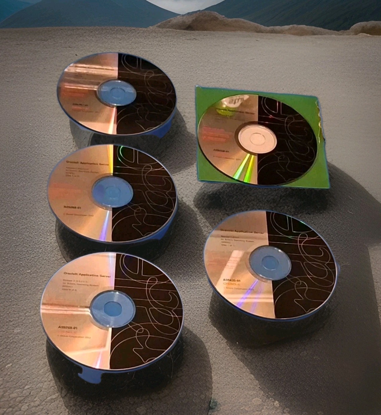 Oracle 9i Application Server 5 Disc Set Bundle SPARC Only A99266-69 + 1 extra Cd