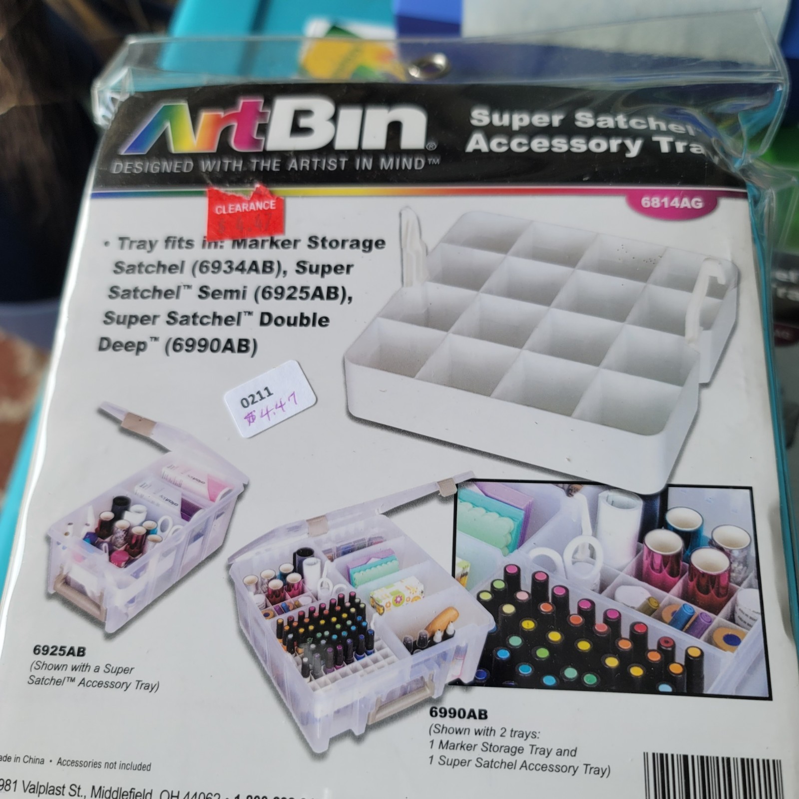 art bin super satchel accessory trays set of 4 for organizing your Art Bin cases