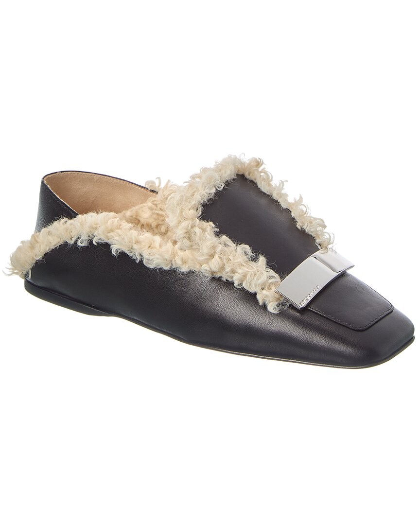 Sergio Rossi Sr1 Leather Loafer Women's Black 37.5