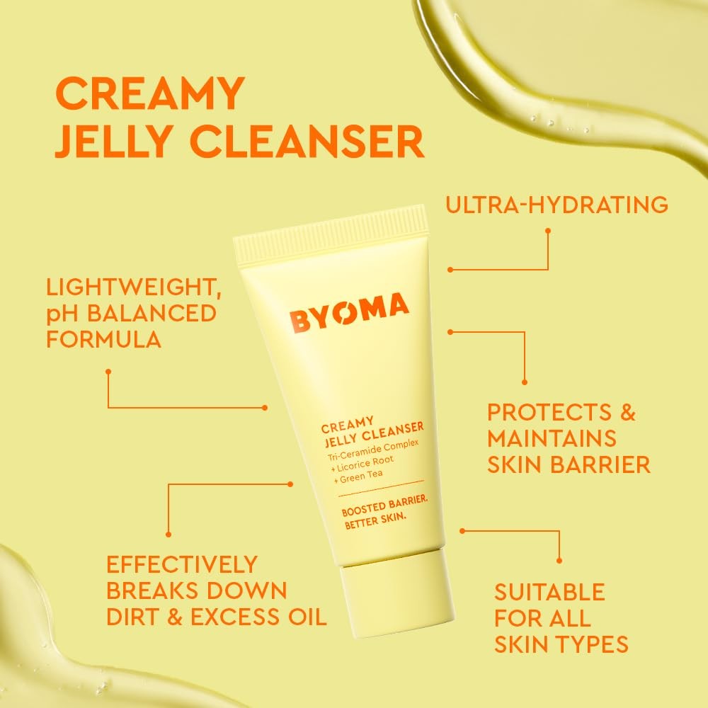 BYOMA So Clear Skincare Set: Barrier Repair, Acne Prone Skin Cleanser