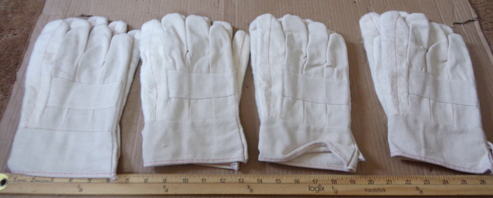 Lot of 4 Flame Retardent Gloves, XLarge - NOS