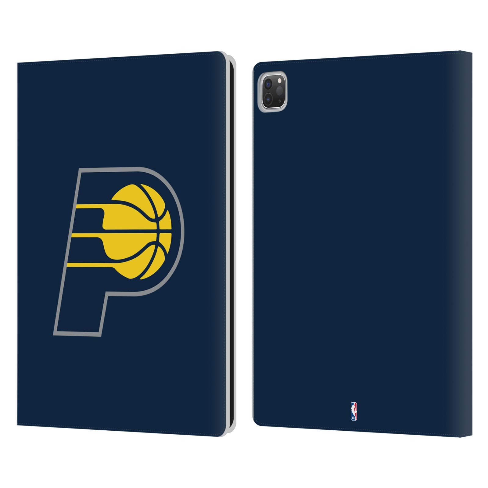 NBA INDIANA PACERS LOGO LEATHER BOOK WALLET CASE FOR APPLE iPAD AND APPLE PENCIL