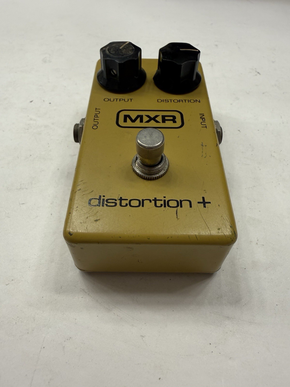 MXR Distortion + Plus Overdrive Vintage 1980 Block Logo Guitar Effect Pedal