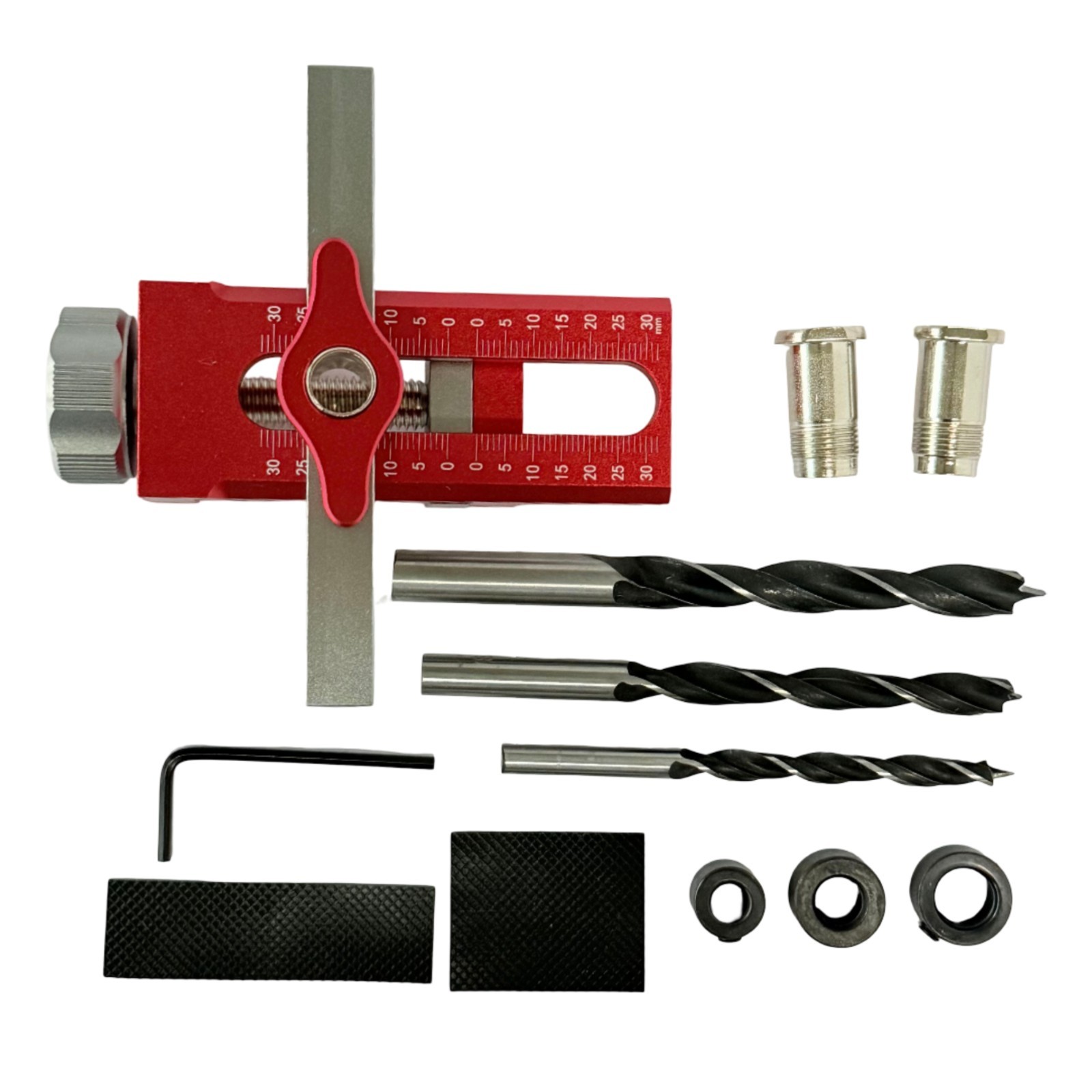 2-in-1 Cabinet Door Installation Jig Push Latch Drill Guide Woodworking Tool