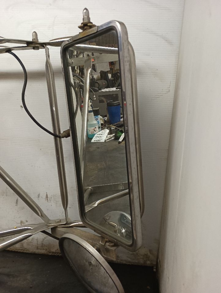 1994 Peterbilt 379 Right Passenger Side View Mirror Heated Stainless (11328126