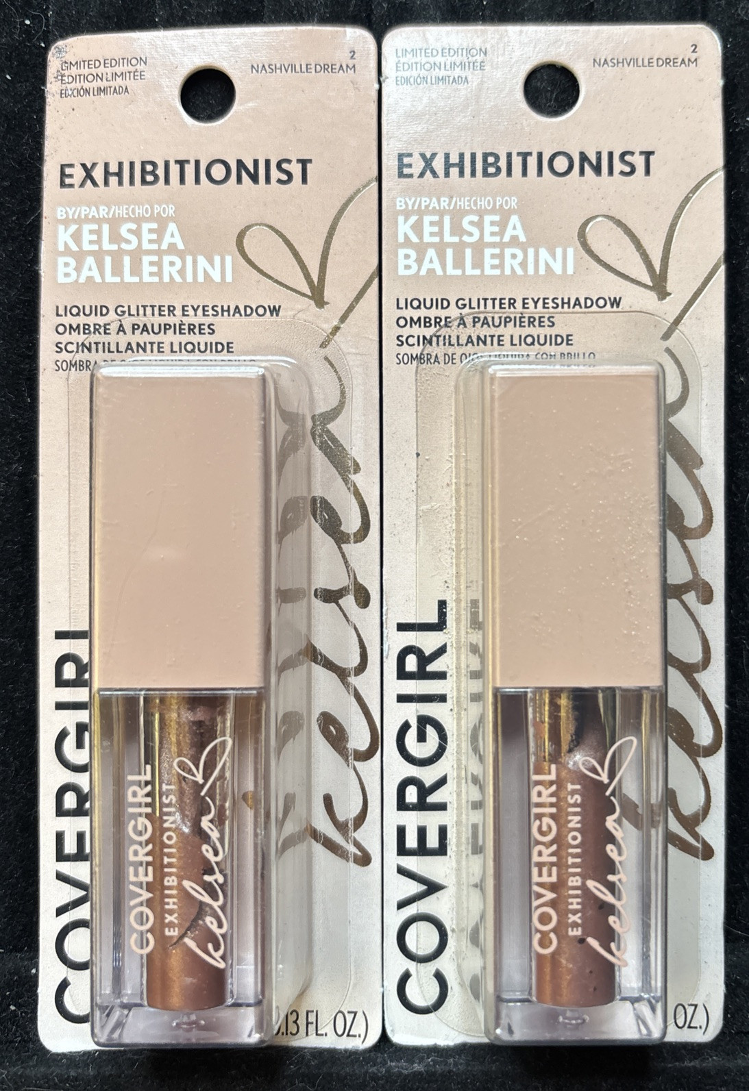 x2 CoverGirl Exhibitionist Kelsea Ballerini Glitter Eyeshadow #2 Nashville Dream