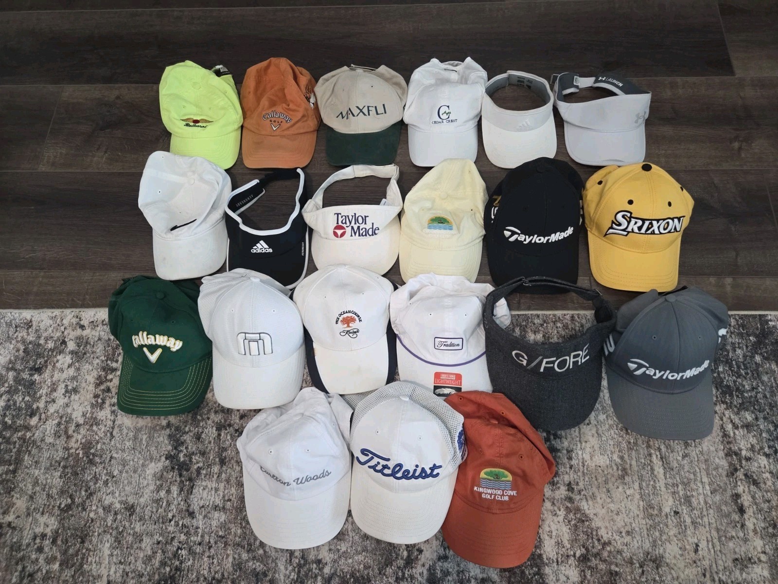 Golf Hat Lot 21 Hats