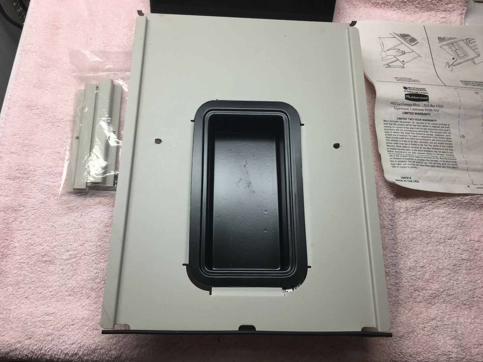 Under Desk Mouse Tray