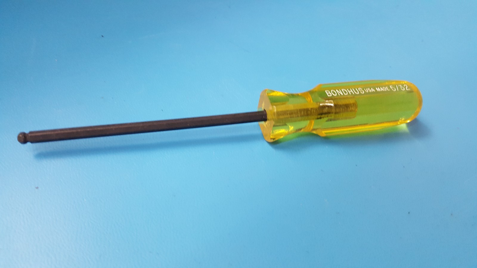 SCREWDRIVER BALL END Bondhus, 5/32", Ball End Screwdriver,Old Style, USA ( one )