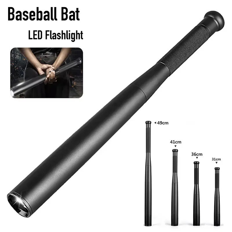 LED Flashlight Waterproof Super Bright Baton Aluminium Alloy Torch