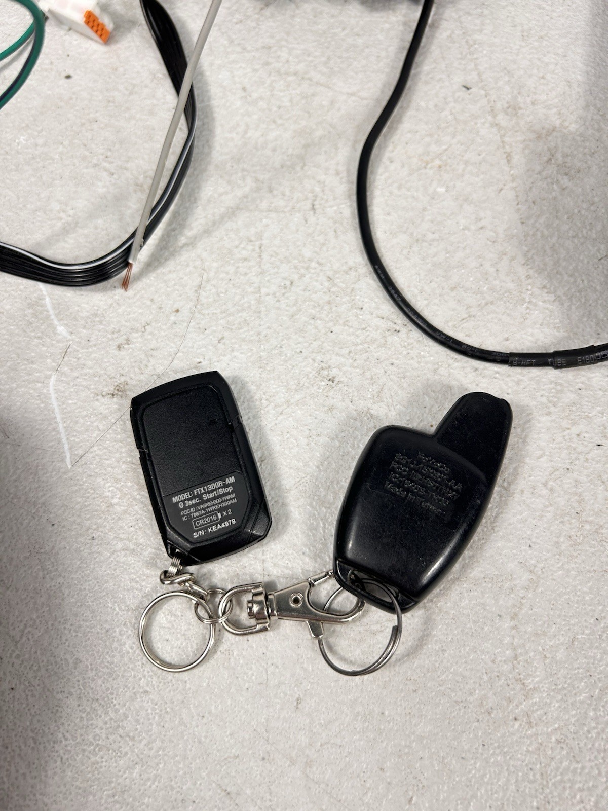 2013 Ford Escape With Conventional Key Ignition Switch Remote Start System