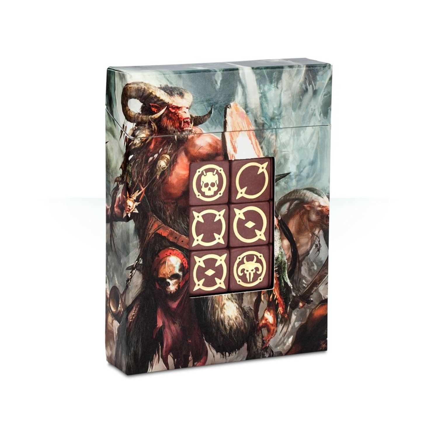 GW Age of Sigmar Dice Dice Set - Beasts of Chaos (20) SW (New)