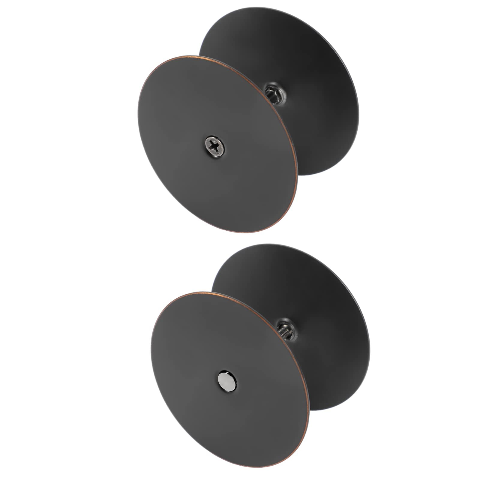 NAUBEA 1 Pack Door Hole Cover Plate Oil Rubbed Bronze