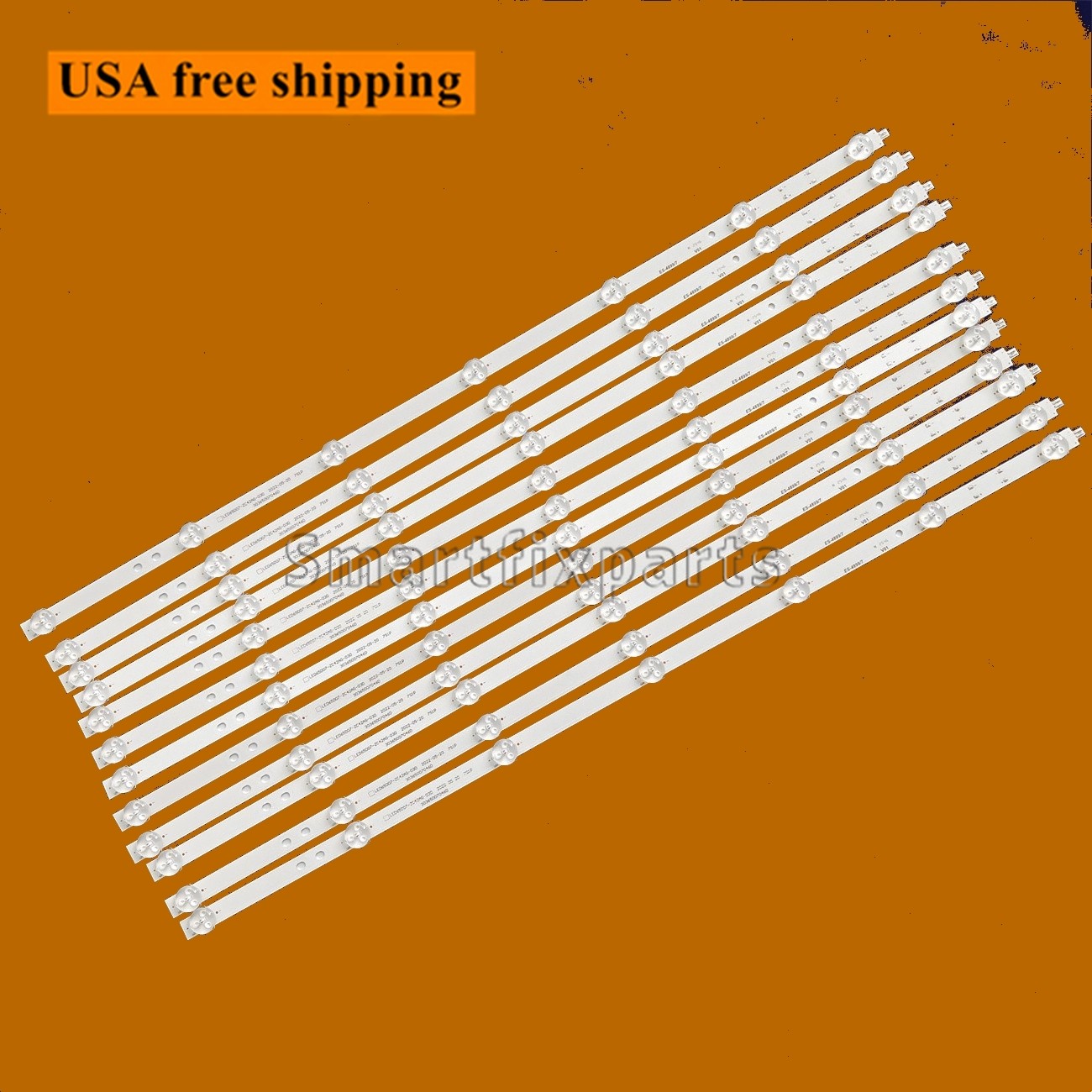 12Pcs LED Strips  LED65D07-ZC42AG-03D For RCA 30365007046D 65R4A5R 65R4A5X