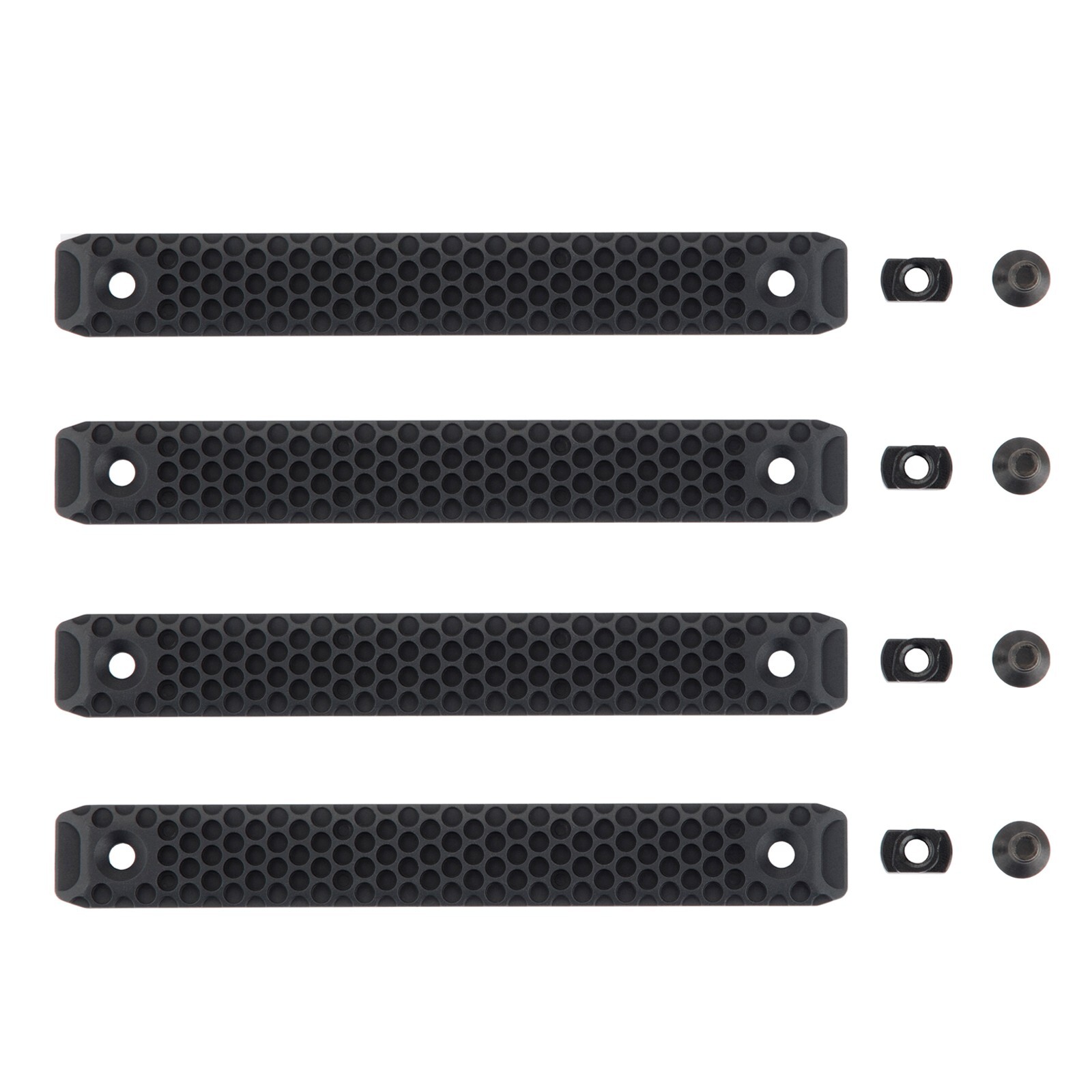 4 Pack MLOK Rail Hand Protection M-lok Rail Cover Panel for M-lok System 120MM