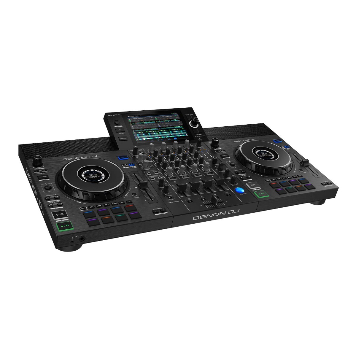 Denon SC LIVE 4 4-Deck 7" Touchscreen Standalone DJ Controller w Travel Case