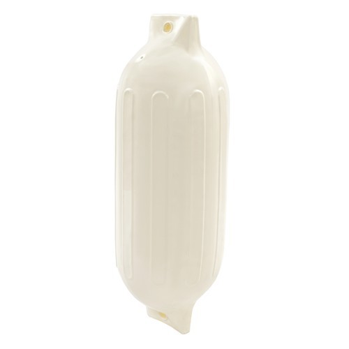 Boat Fenders Inflatable Ribbed Boat Bumpers for Docking White 68*21cm