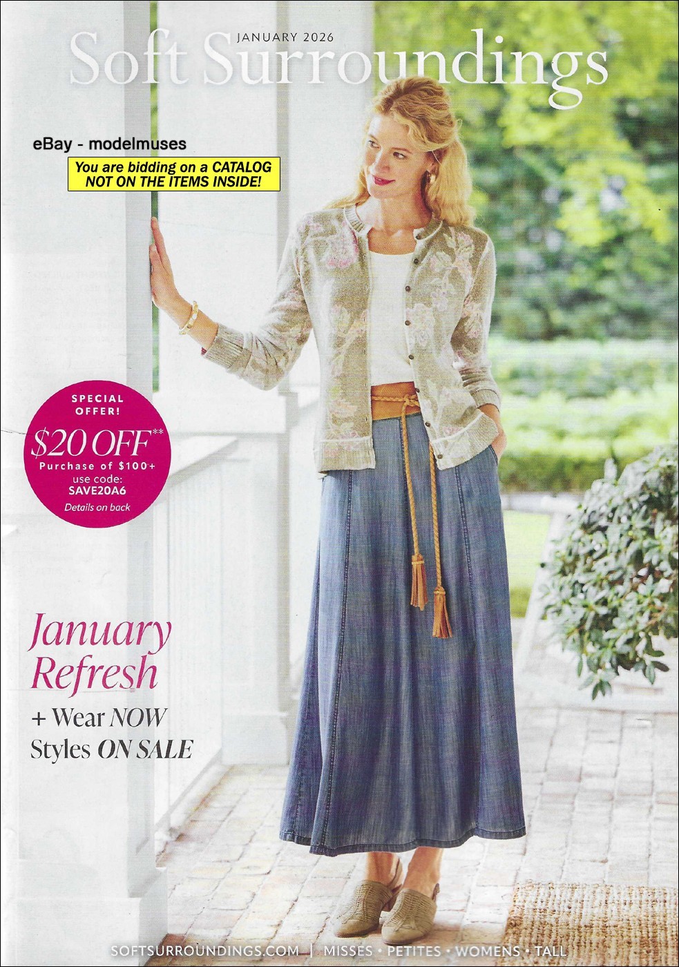 SOFT SURROUNDINGS Women's Fashion & Accessories CATALOG January 2026 - 60 Pages