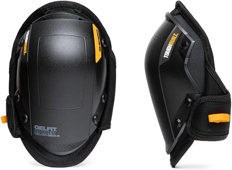 ToughBuilt – GelFit Rocker Knee Pads, Professional Gel Cushion Kneepads with E