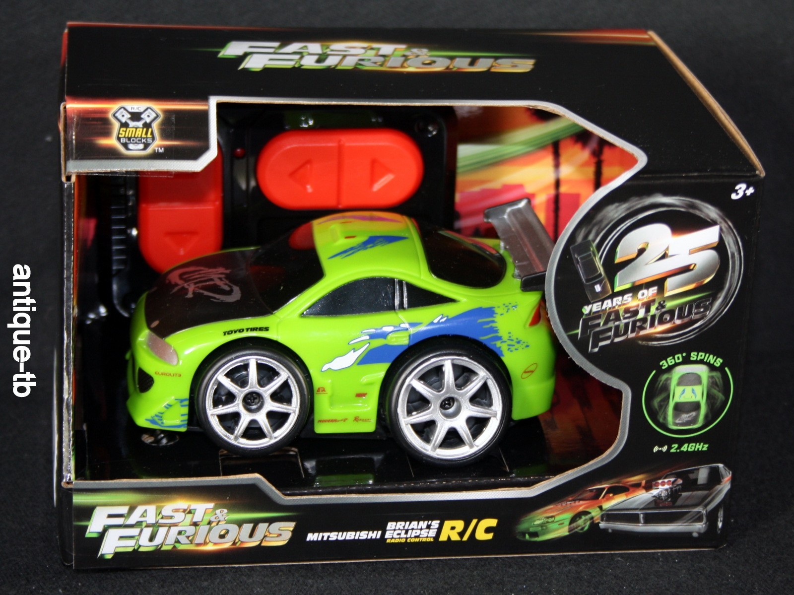 Small Blocks 25TH Fast & Furious Brian's Mitsubishi Eclipse R/C New Jada 2026