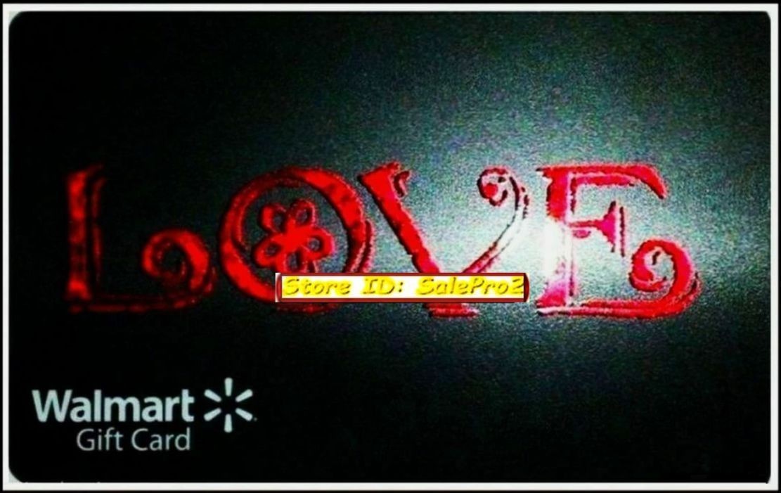 WALMART MOTHER'S DAY HOT RED LOVE MOM YOU ARE THE BEST COLLECTIBLE GIFT CARD