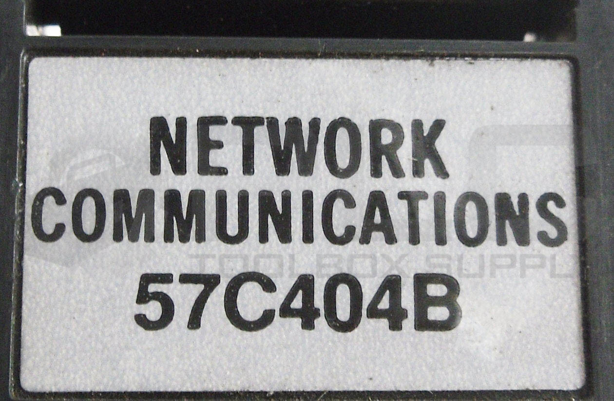 RELIANCE ELECTRIC 57C404B NETWORK COMMUNICATIONS MODULE 57404-2F