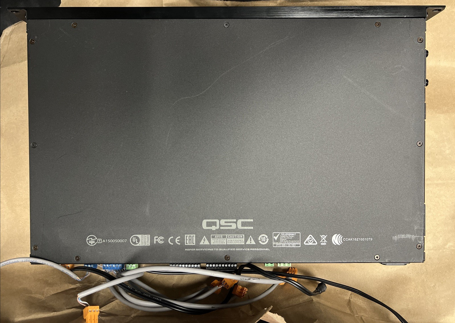 QSC Q-SYS Core 110f Digital Signal Processor USB/Flex Channels